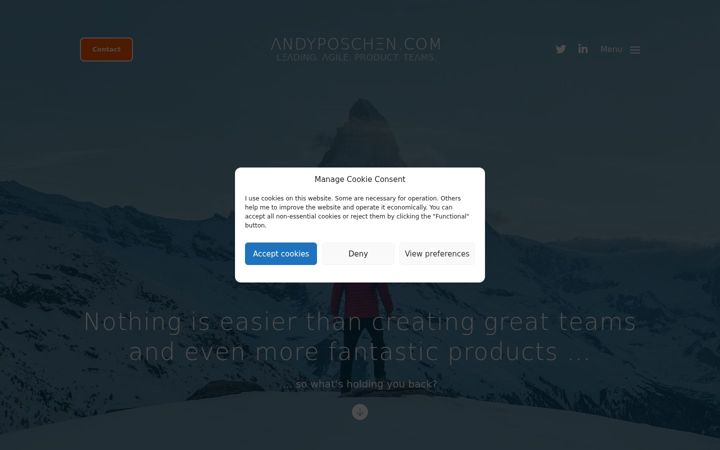 Screenshot of andyposchen.com