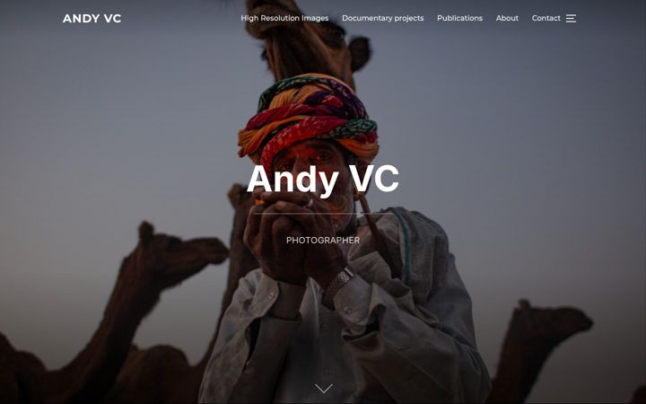 Screenshot of andyvc.com