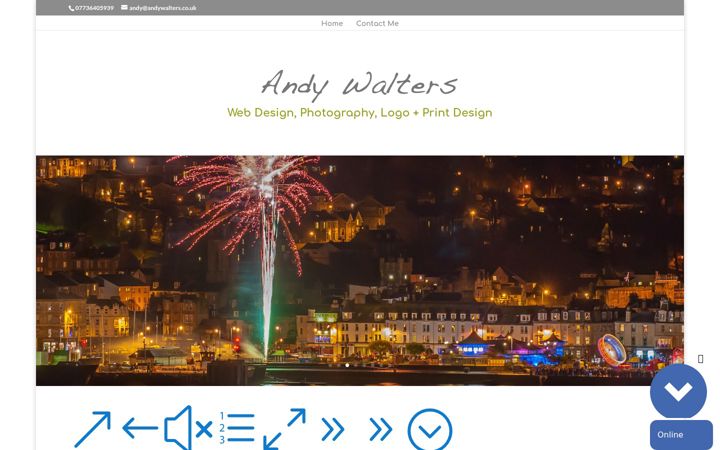 Screenshot of andywalters.co.uk