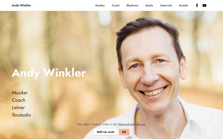 Screenshot of andywinkler.com