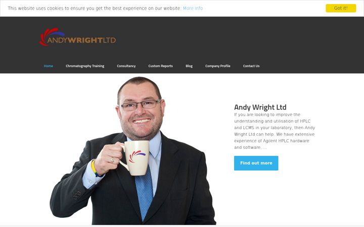 Zrzut ekranu andywrightltd.co.uk