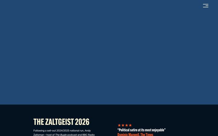 Screenshot of andyzaltzman.co.uk