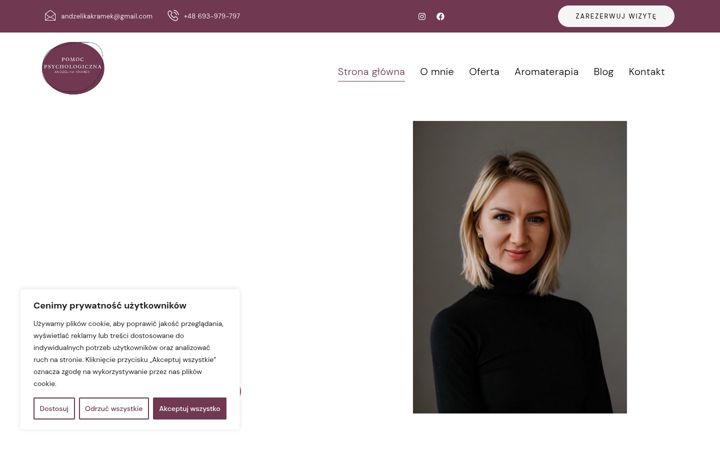 Screenshot of andzelikakramek.pl