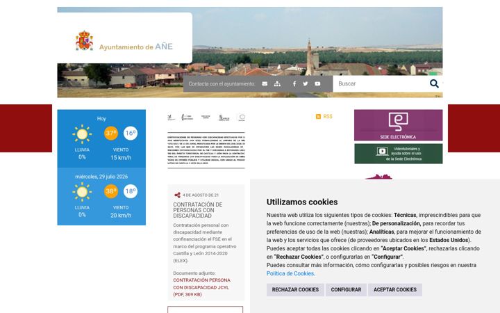 Snimka zaslona za ane.es