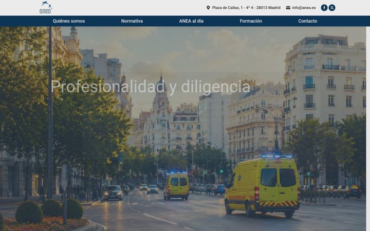 Screenshot of anea.es
