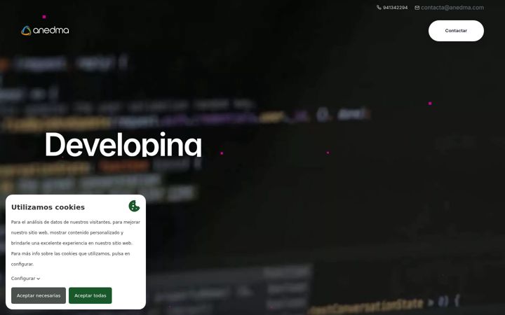 Screenshot of anedma.com