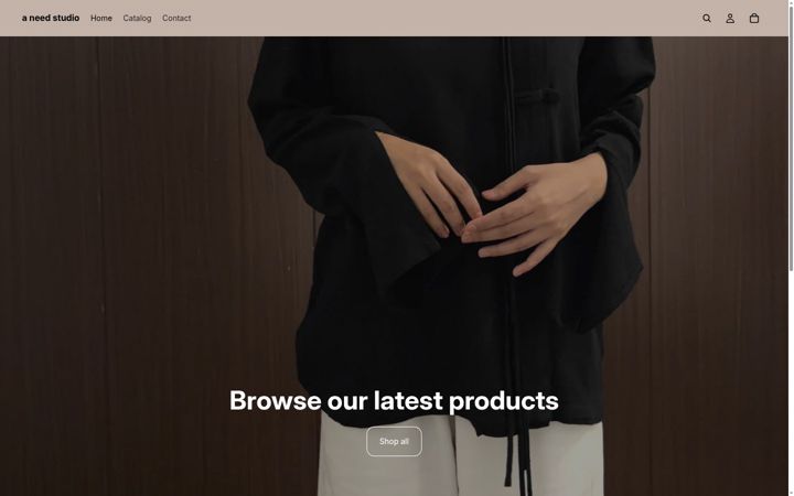 Screenshot of aneedstudio.com