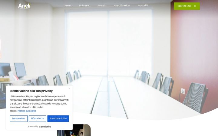 Screenshot of aneligroupsrl.it
