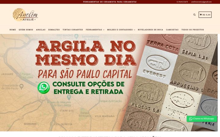 Screenshot of anelim.art.br