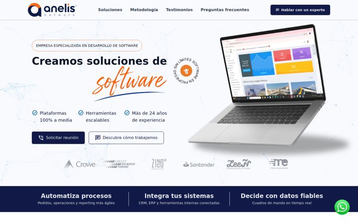 Screenshot of anelis.software