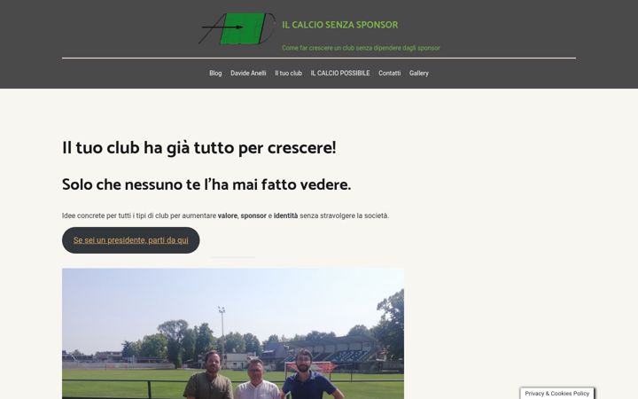 Screenshot of anelli.news
