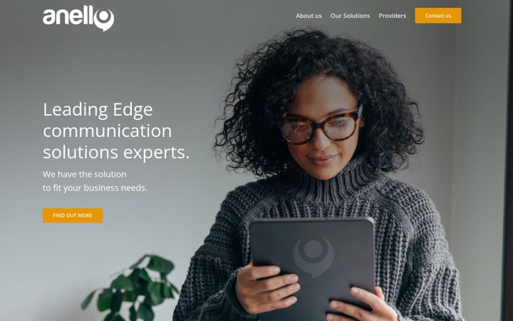 Screenshot of anello-ltd.co.uk