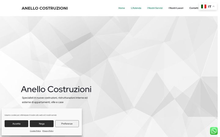 Screenshot of anellocostruzioni.eu