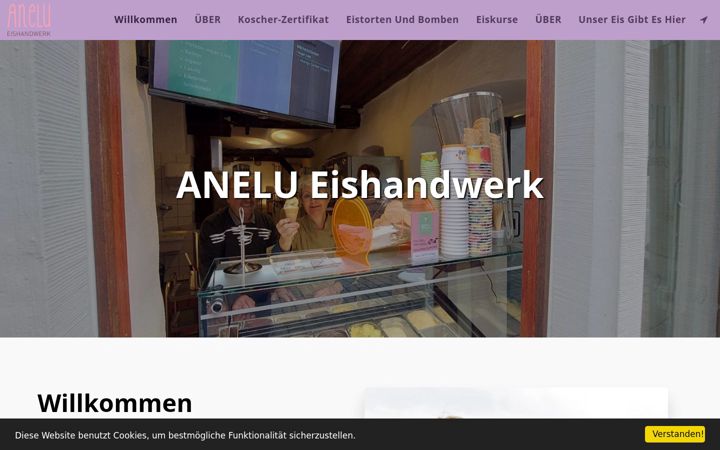 Screenshot of anelu-eishandwerk.de