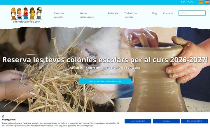 Screenshot of anemdecolonies.com