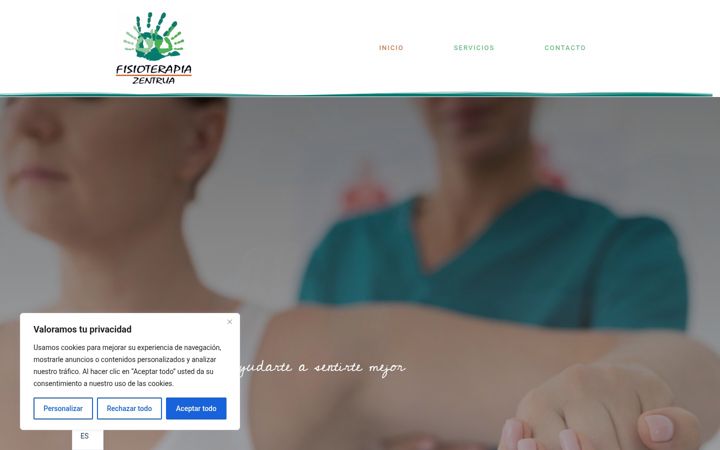 Screenshot of anemendiafisioterapiazentrua.com