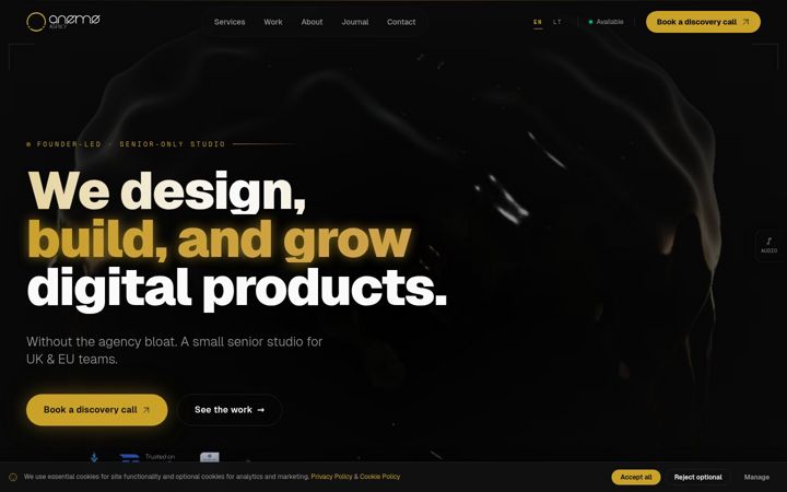 Screenshot of anemo.agency