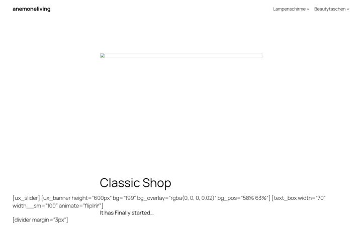 Screenshot of anemoneliving.de