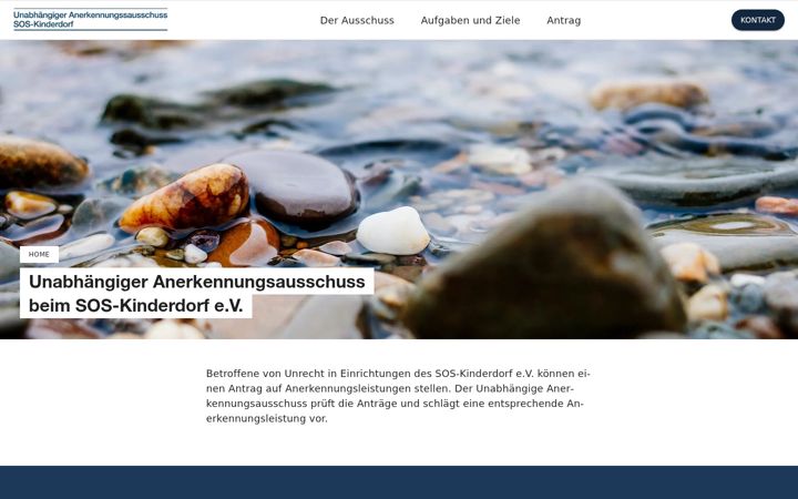 Screenshot of anerkennung-sos.de