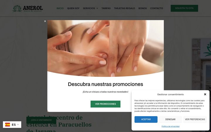 Screenshot of anerol.es