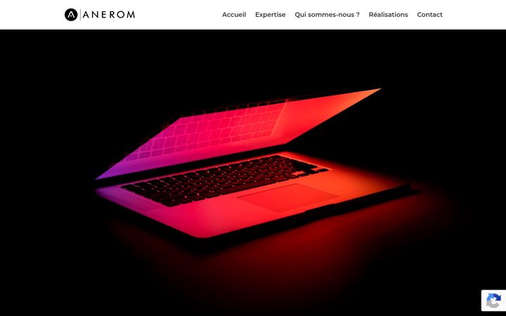 Screenshot of anerom.com