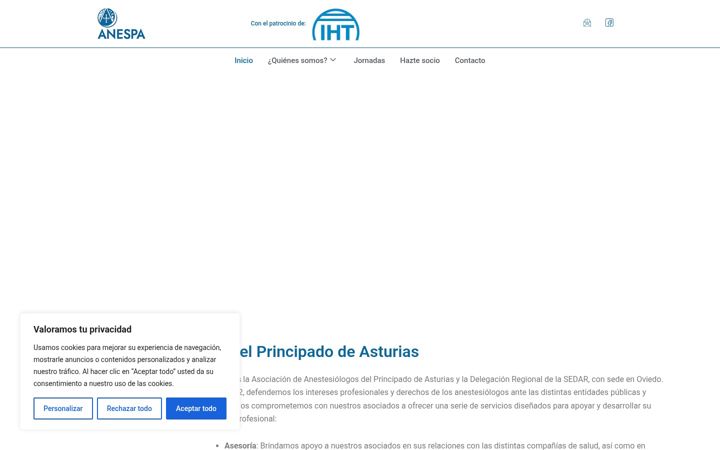 Screenshot του anespa.es