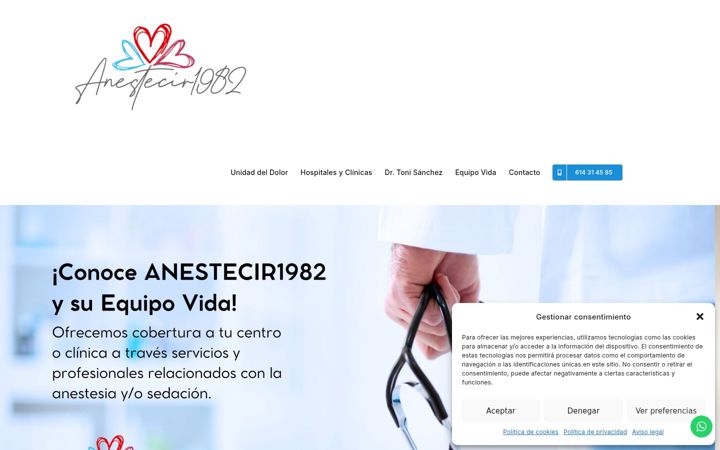 Screenshot of anestecir.com
