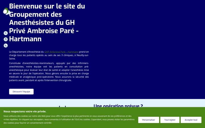 Ekraanipilt saidist anesthesie-ambroisepare-hartmann.fr