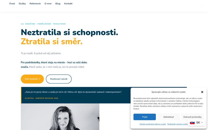 Screenshot di anetababusova.sk