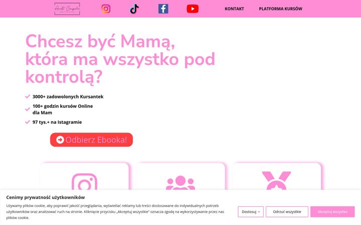 Posnetek zaslona anetaczupalla.pl
