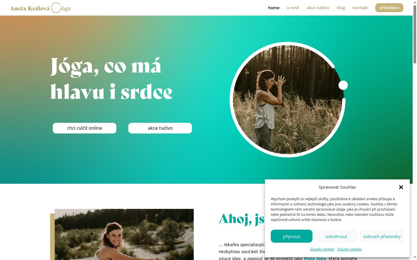 Captura de ecrã do banner de consentimento apresentado antes de qualquer interação