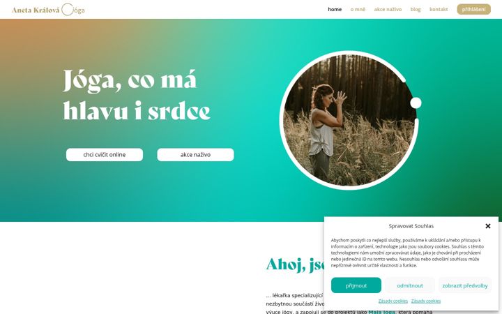 Screenshot of anetakralova.cz
