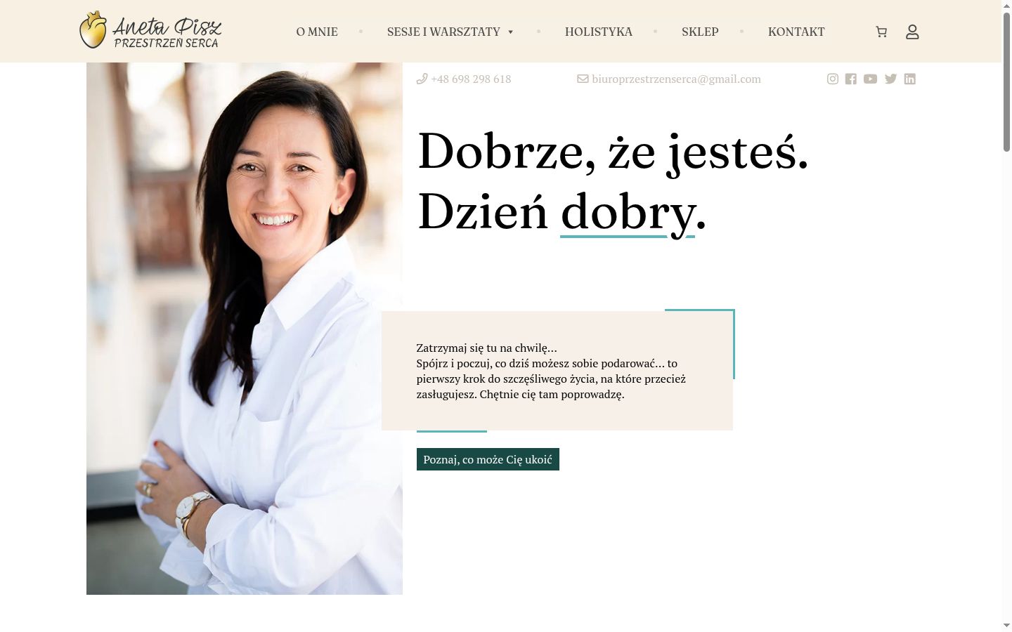 Zrzut ekranu banera zgody wyświetlanego przed jakąkolwiek interakcją