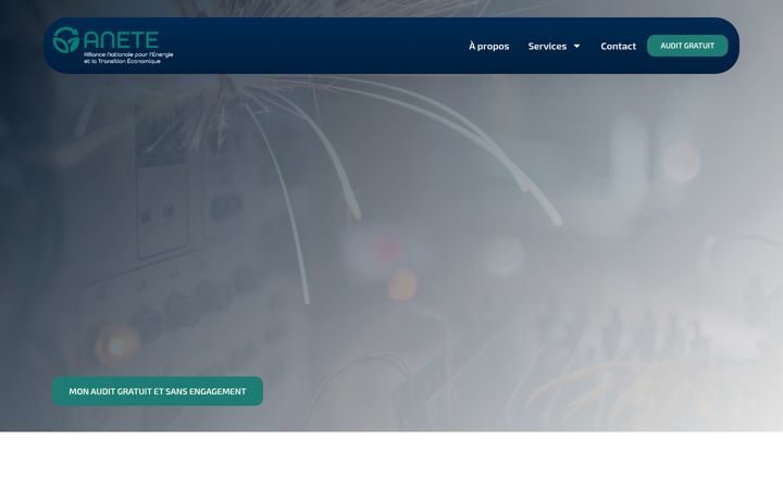 Screenshot of anete.fr