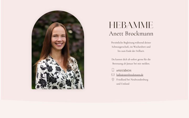Screenshot of anettbrockmann.de