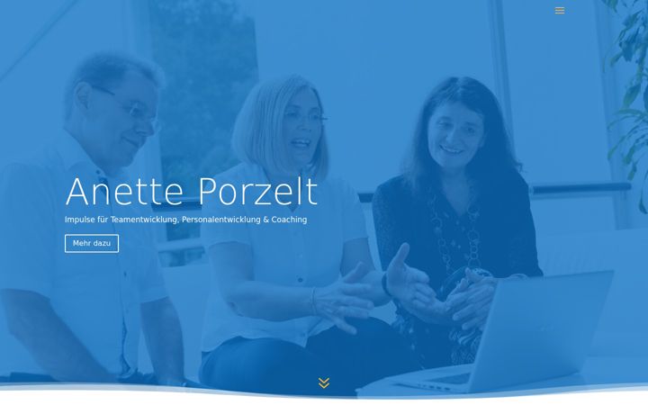 Ekrano kopija anette-porzelt.de