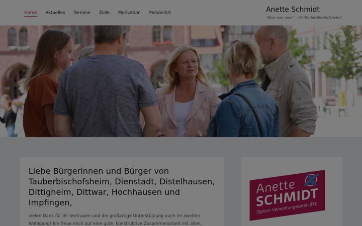 Screenshot of anette-schmidt.info