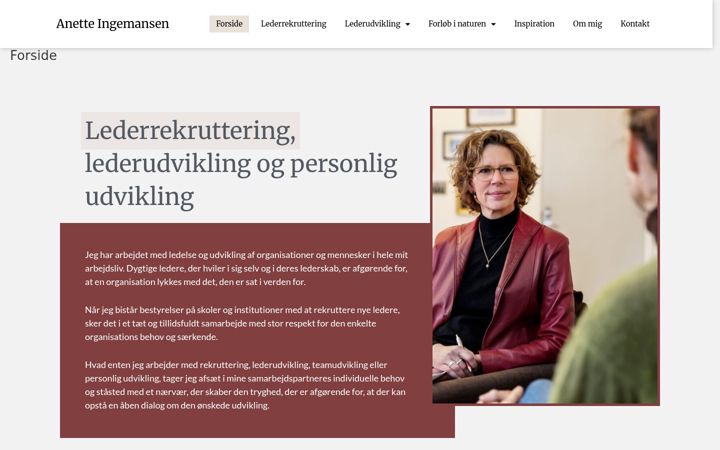 Snímek obrazovky anetteingemansen.dk