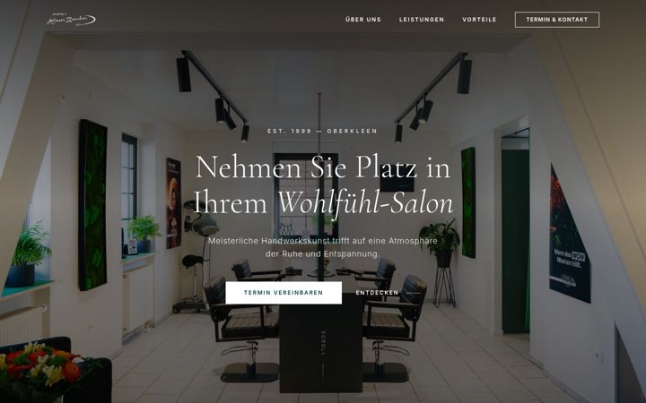 Screenshot of anettes-haarzauber.de