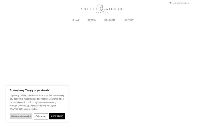 Screenshot of anetteweddingatelier.pl