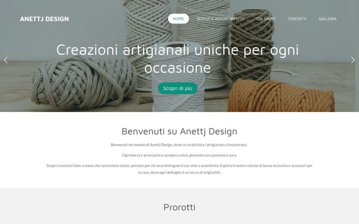 Screenshot of anettj.com