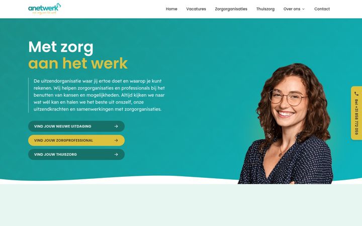 Screenshot of anetwerk.nl