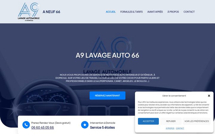 Screenshot of aneuf-lavage66.fr