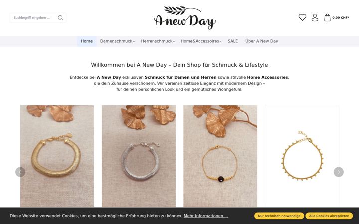 Screenshot of anewday.ch
