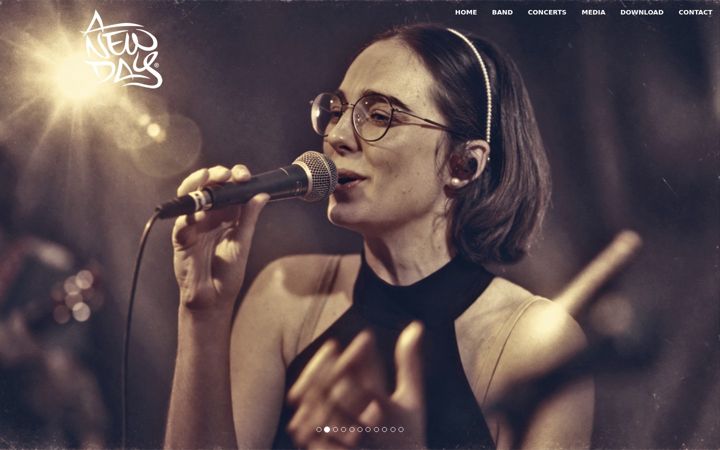 Screenshot of anewday.rocks