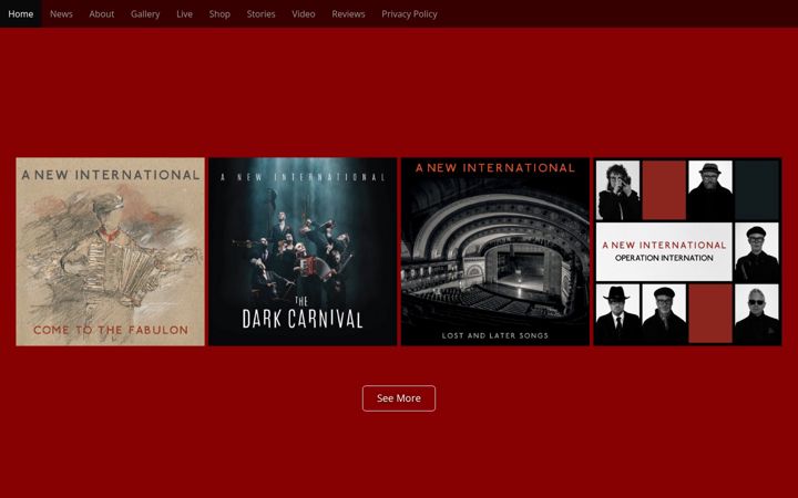 Screenshot of anewinternational.com