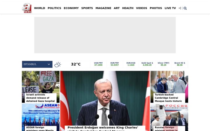 Screenshot of anews.com.tr