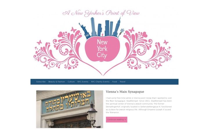 Screenshot of anewyorkerspointofview.com