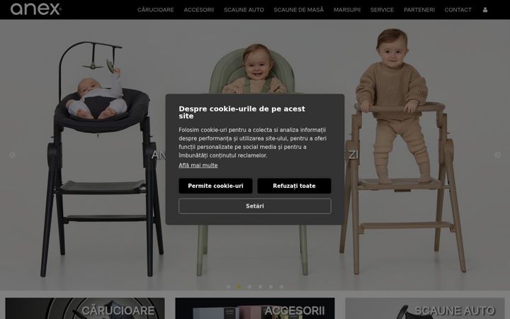 Screenshot of anexbaby.ro