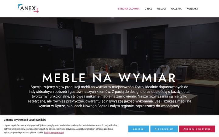 Screenshot of anexdesign.pl